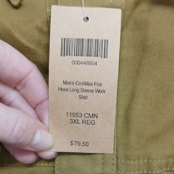 NWT DULUTH Canvas Coolmax FIRE HOSE RELAXED FIT long sleeve BROWN 3XL - Picture 7 of 10